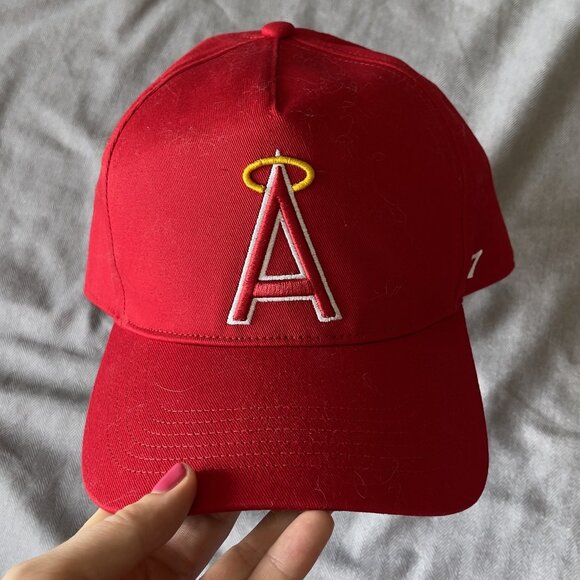 Angels Baseball Hat — Coopertown Collection 47 — Legendary Red — Adjustable - Picture 1 of 4